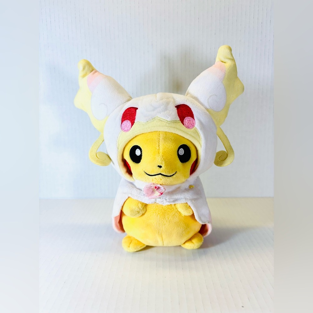 Mega Audino Pikachu Pokemon Center Japan 2015 Poncho 7” Hoodie Plush